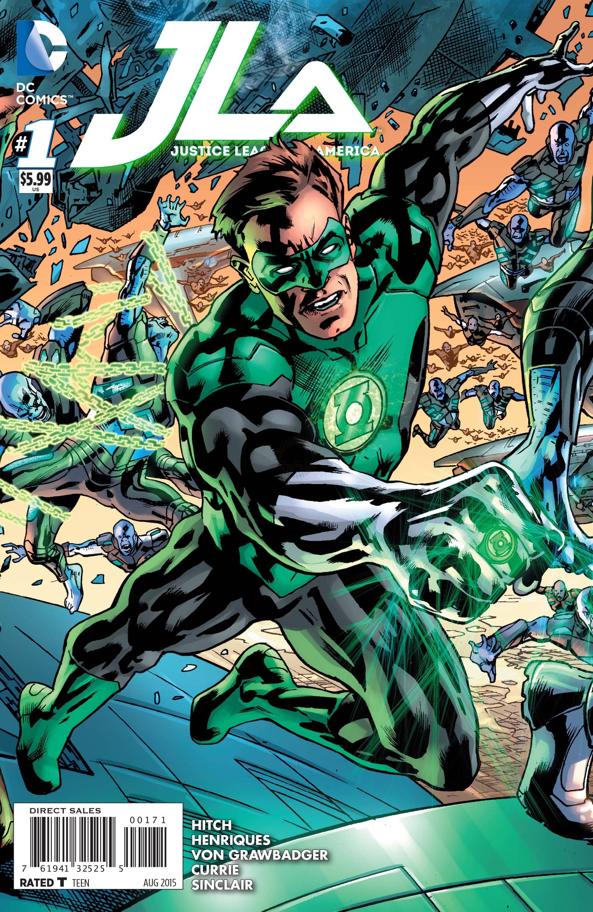 JUSTICE LEAGUE OF AMERICA #1 GREEN LANTERN VAR ED