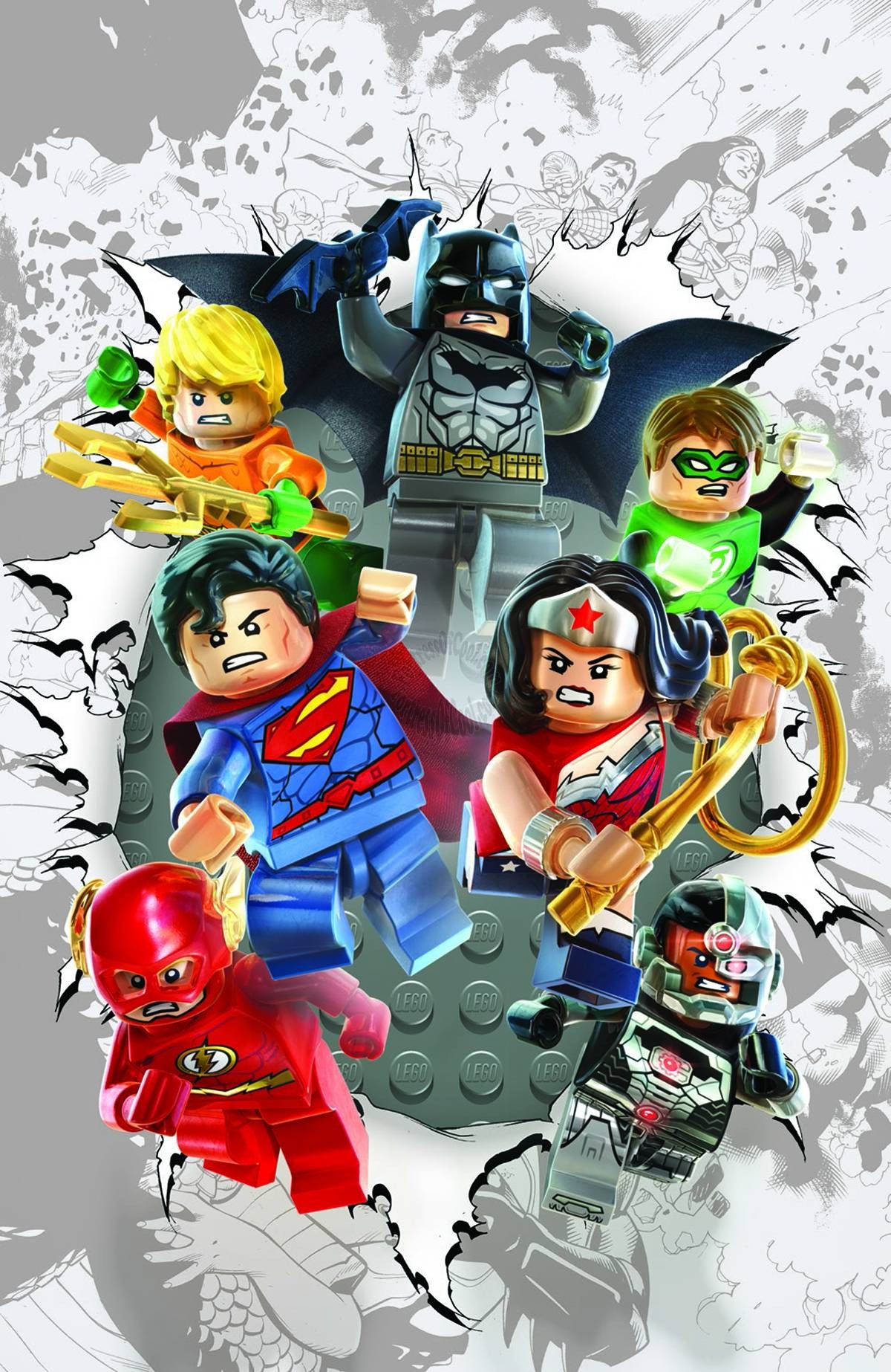 JUSTICE LEAGUE #36 LEGO VAR 