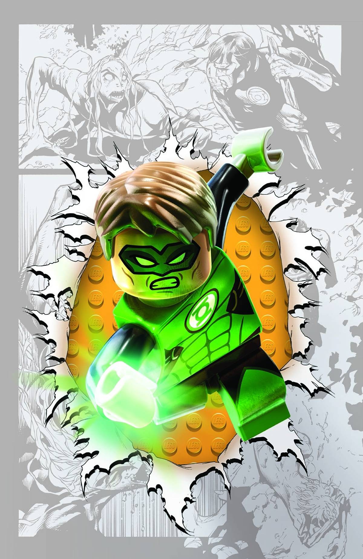 GREEN LANTERN #36 LEGO VAR