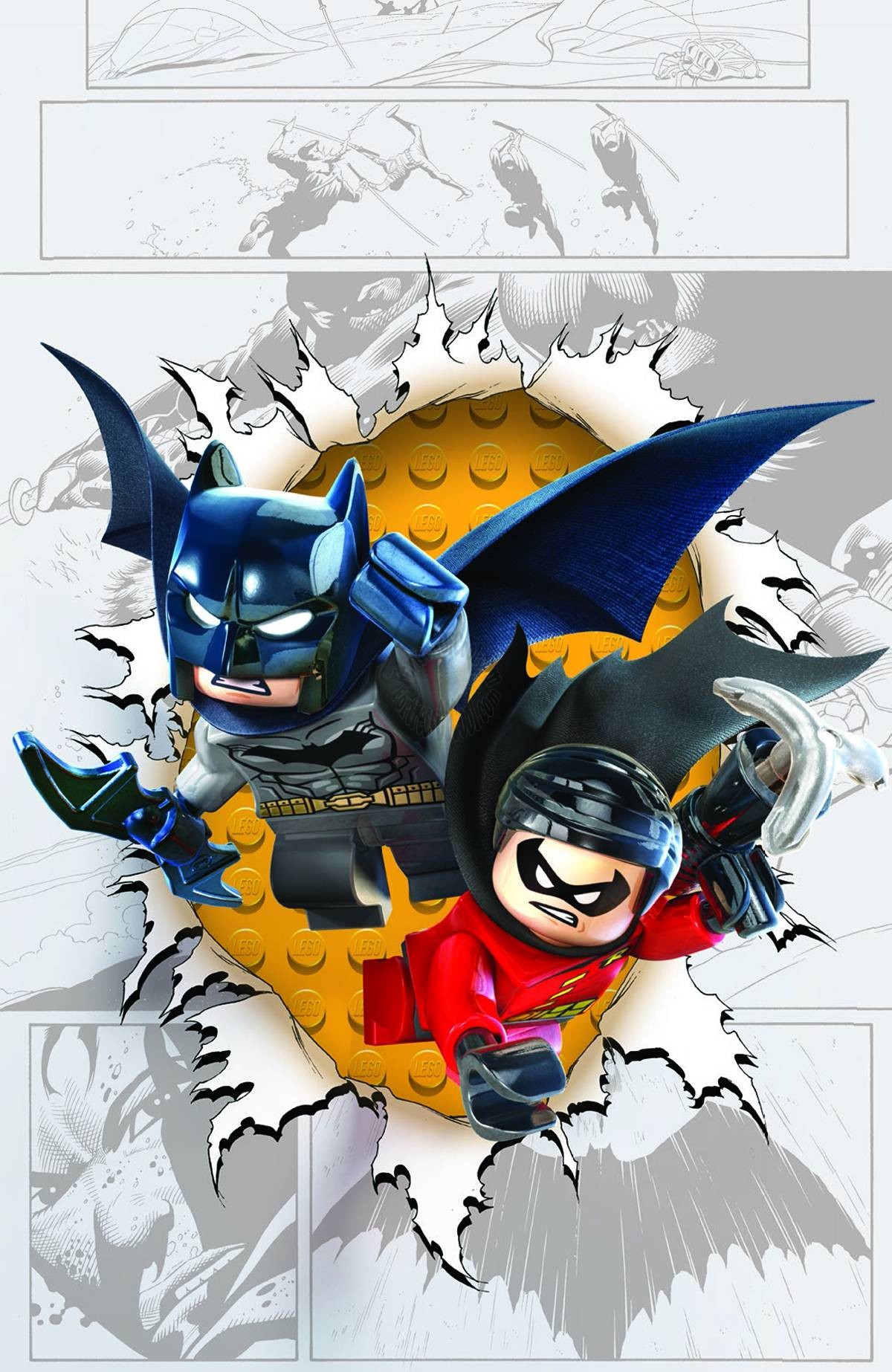 BATMAN AND ROBIN #36 LEGO VAR