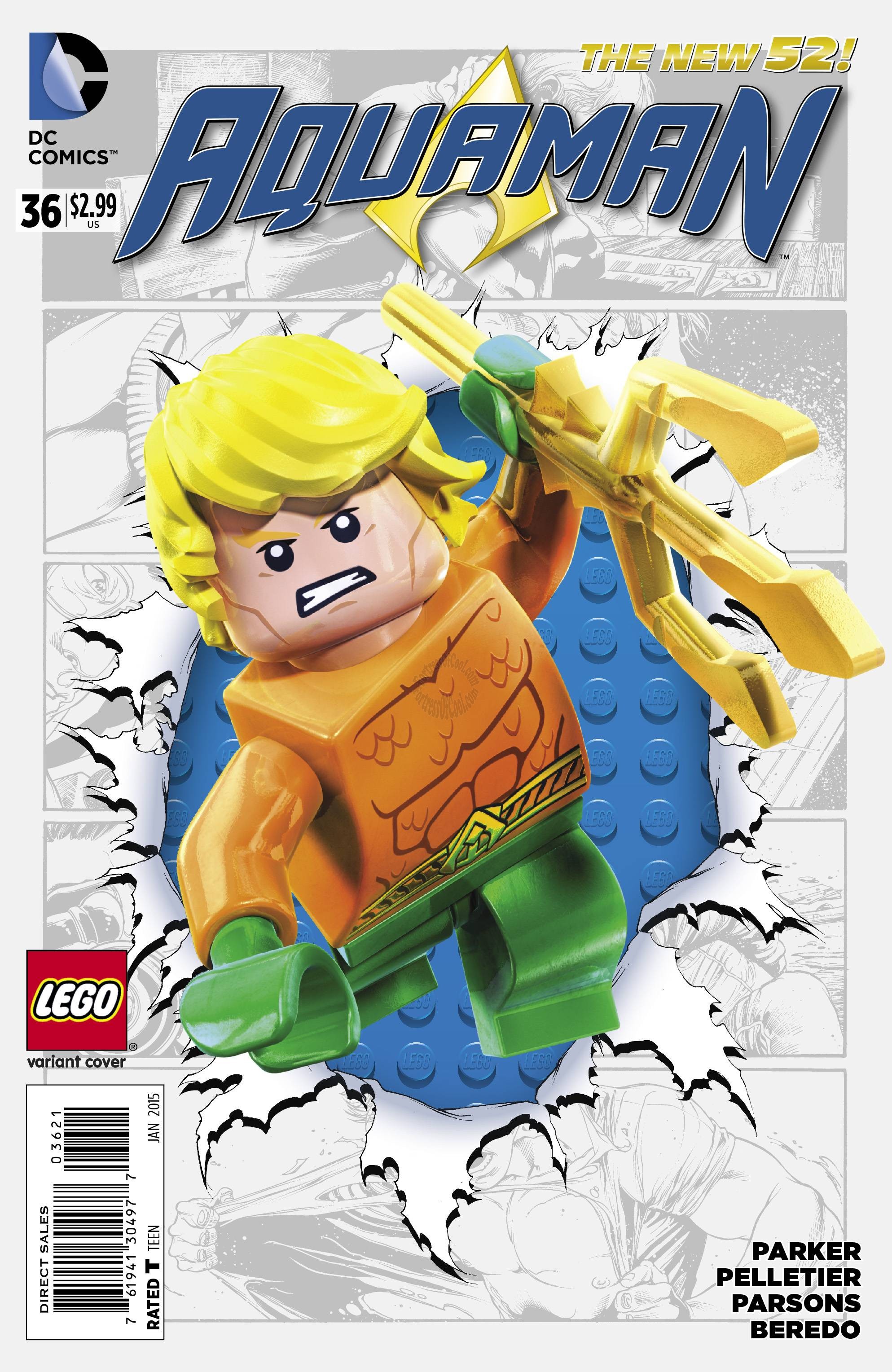 AQUAMAN #36 LEGO VAR 