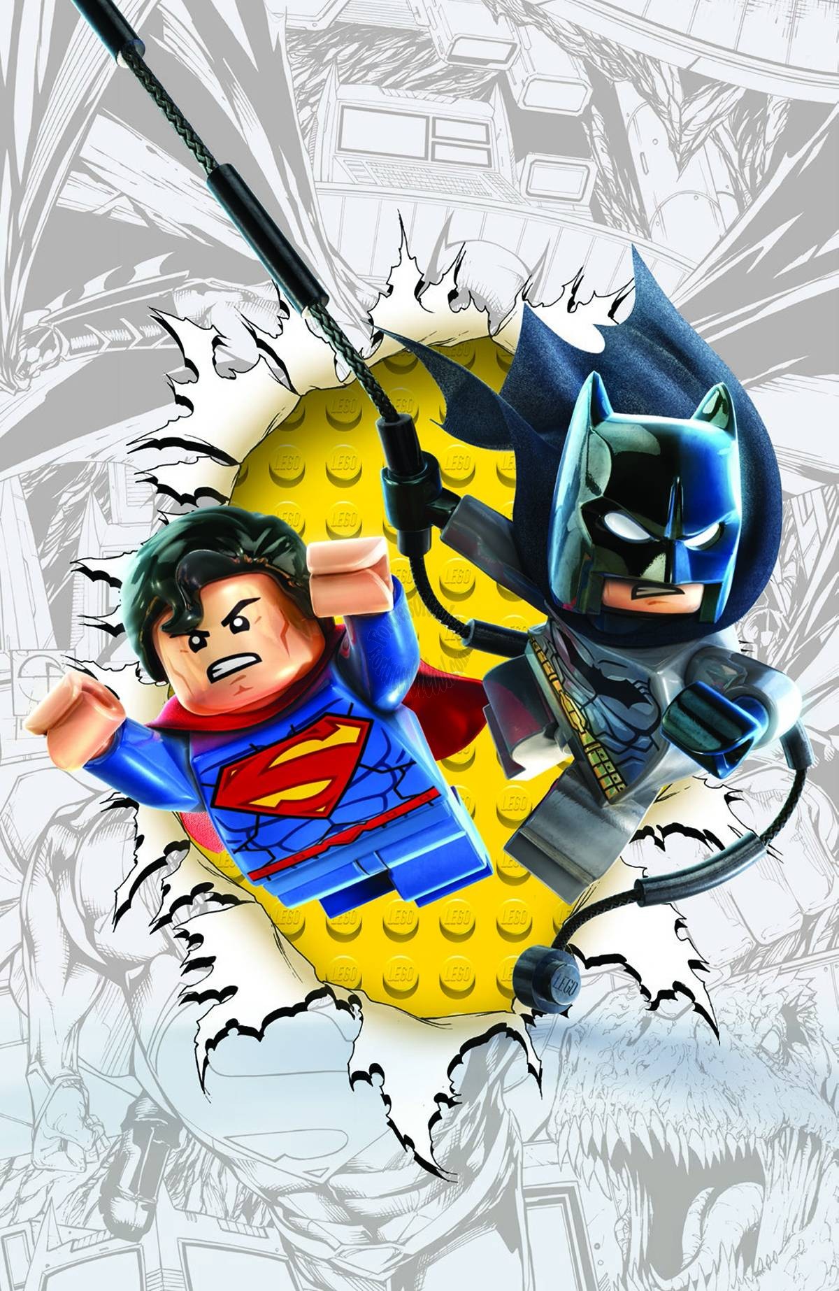 BATMAN SUPERMAN #16 LEGO VAR