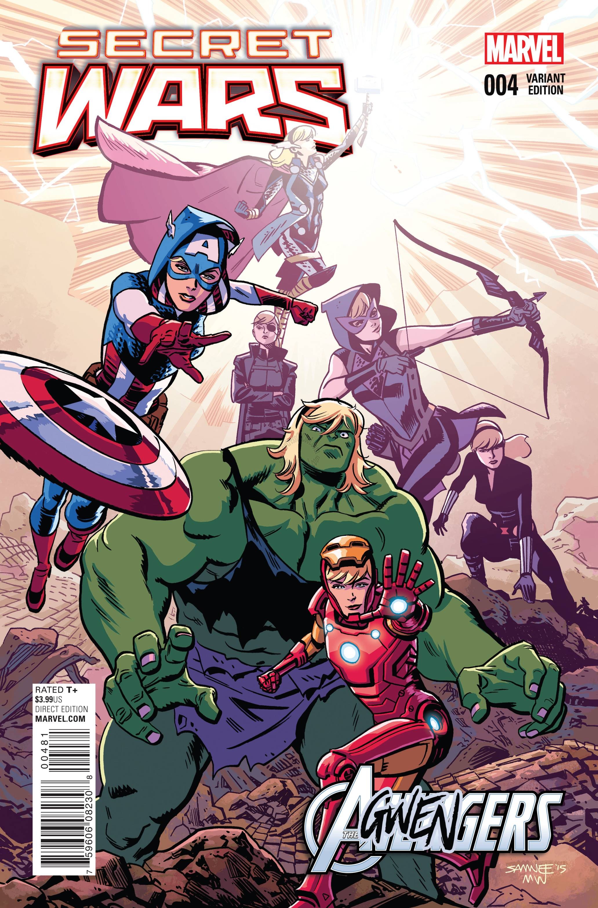 SECRET WARS #4 (OF 8) SAMNEE AGWENGERS VAR