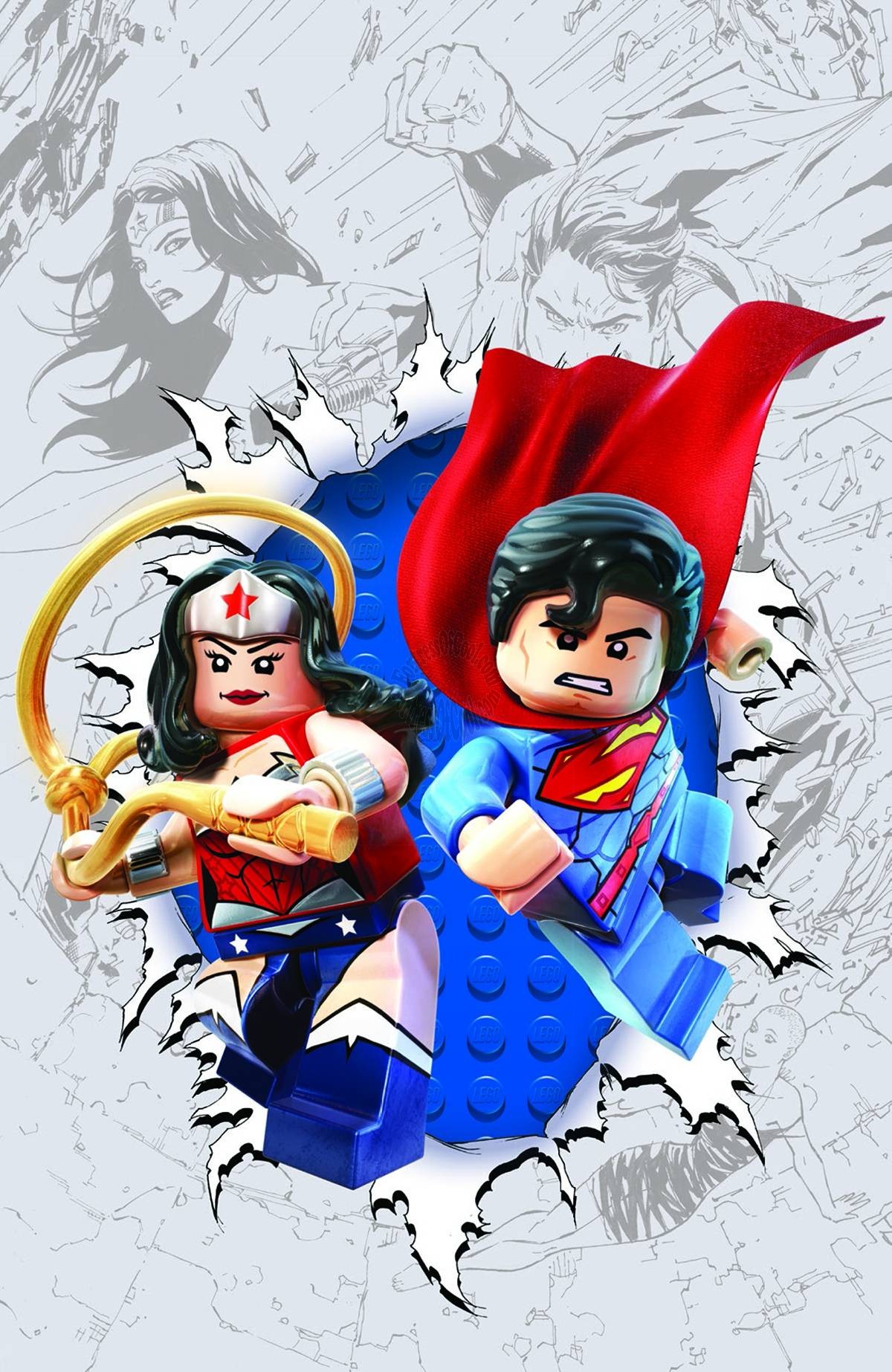 SUPERMAN WONDER WOMAN #13 LEGO VAR 