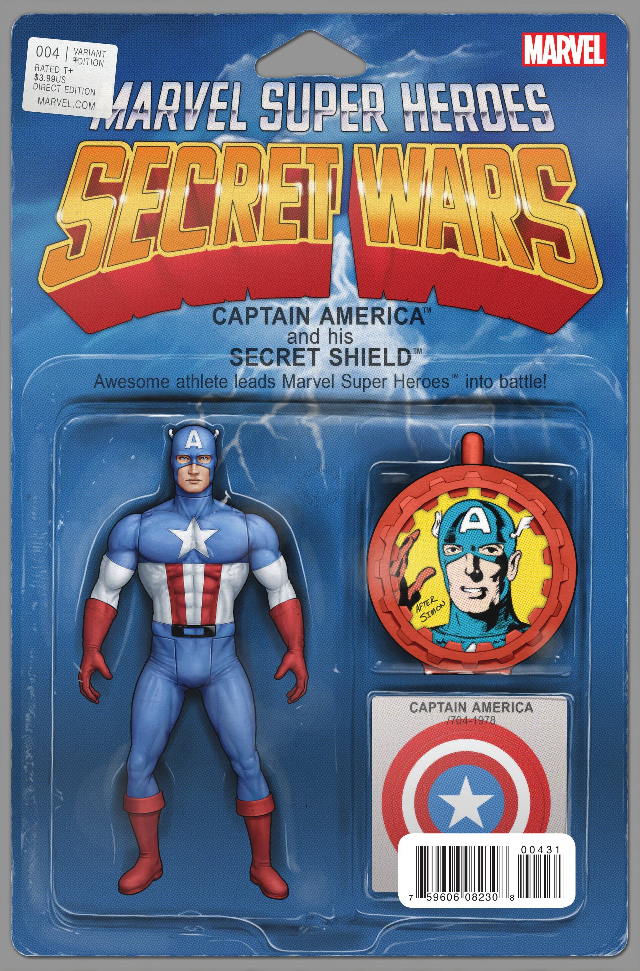 SECRET WARS #4 (OF 8) CHRISTOPHER ACTION FIGURE VAR