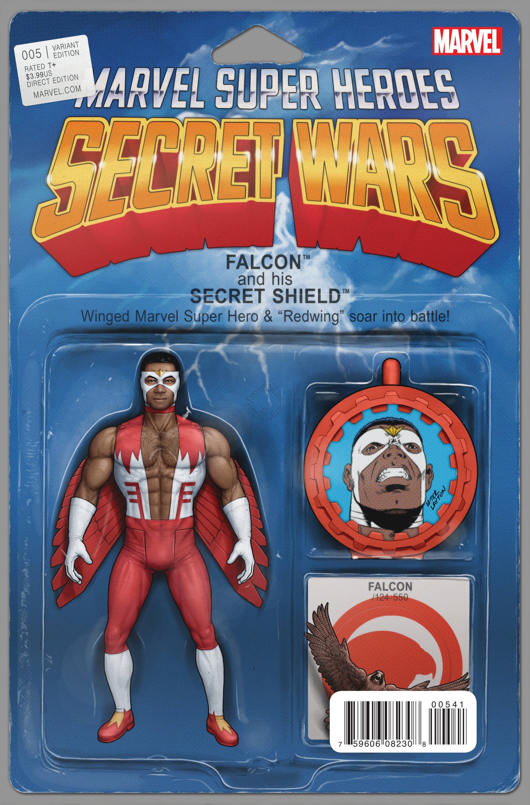 SECRET WARS #5 (OF 8) CHIRSTOPHER ACTION FIGURE VARIANT