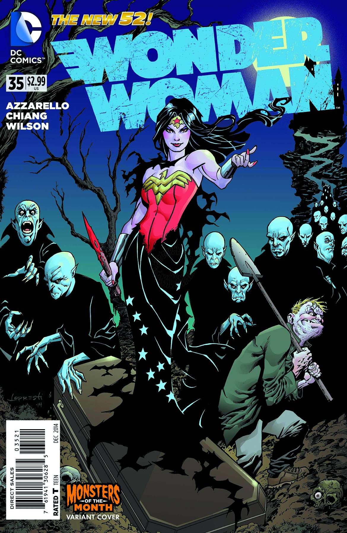 WONDER WOMAN #35 MONSTERS VAR