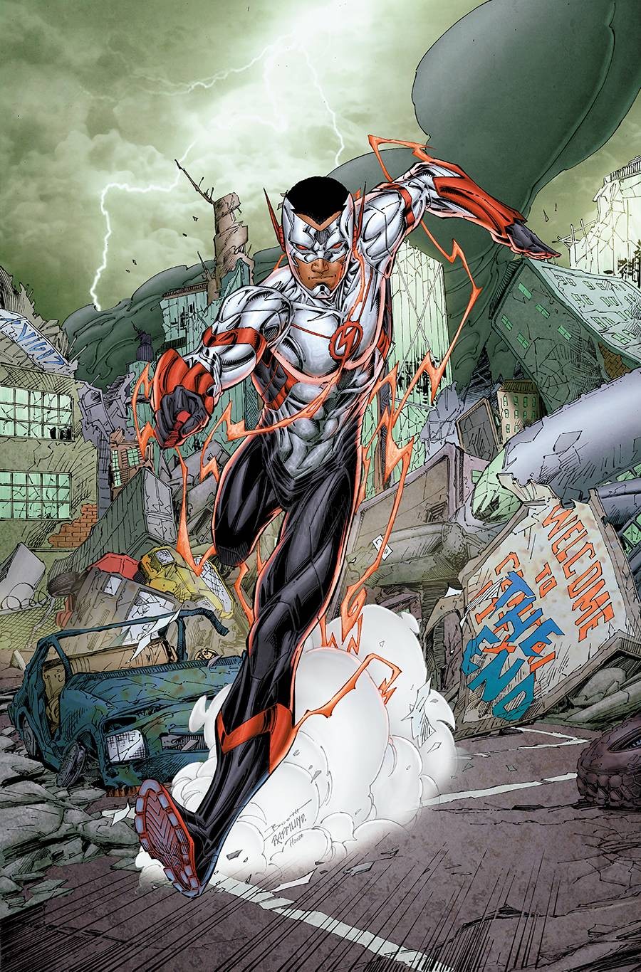 FLASH FUTURES END #1 3-D Motion Cover