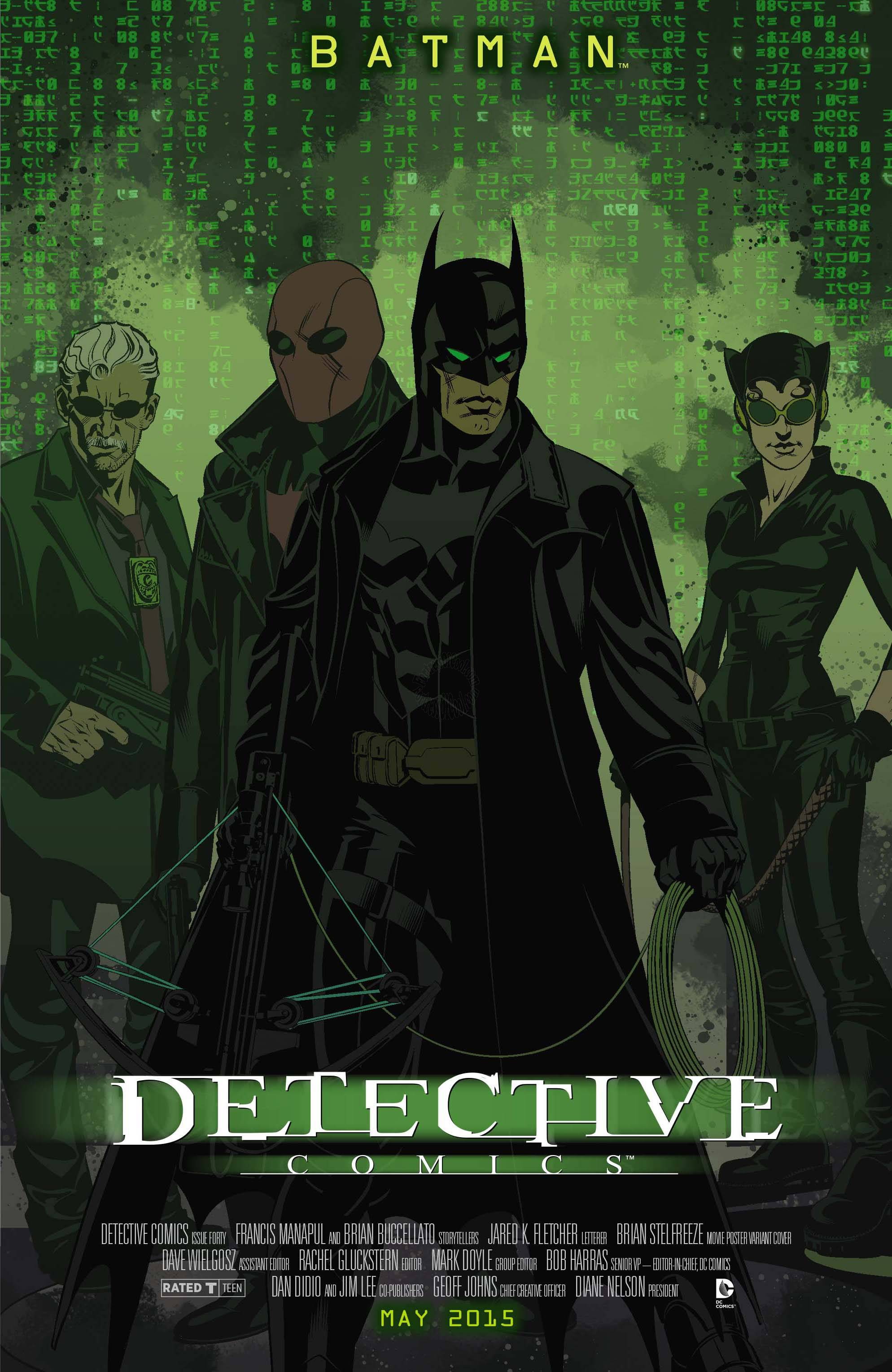 DETECTIVE COMICS #40 MOVIE POSTER VAR ED