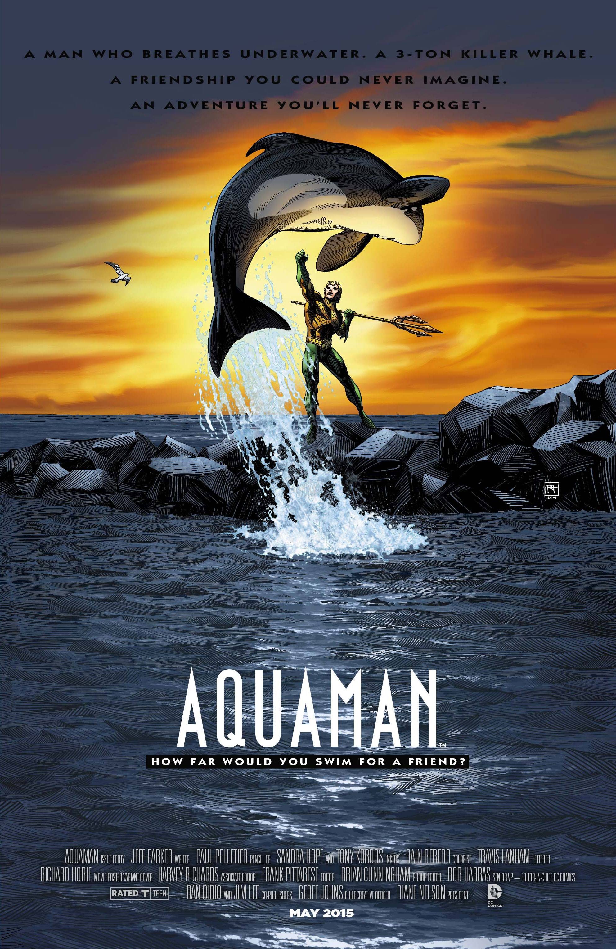 Aquaman #40 (Movie Poster Variant Cover)