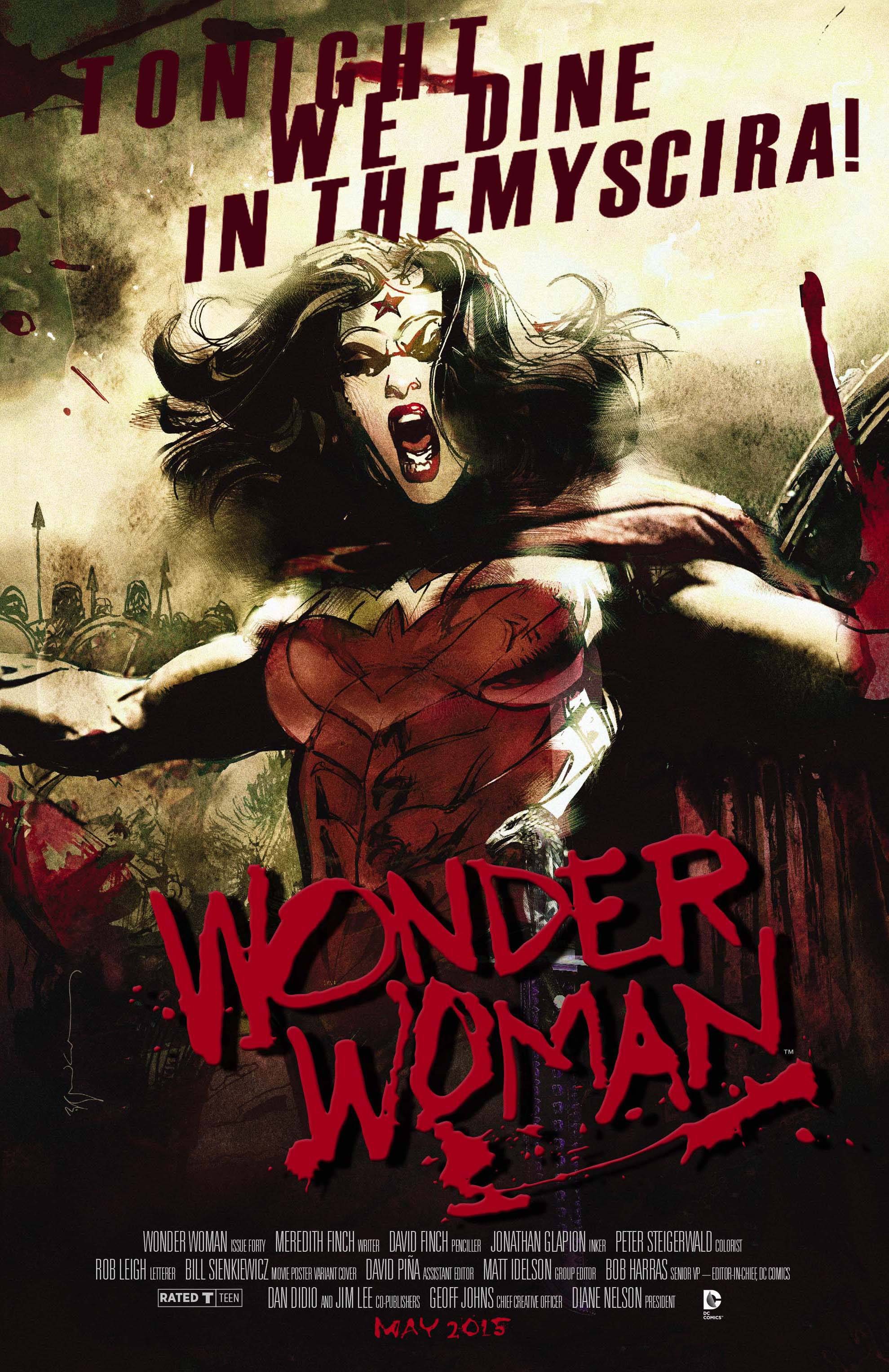 Wonder Woman #40 (Movie Poster Variant Cover)