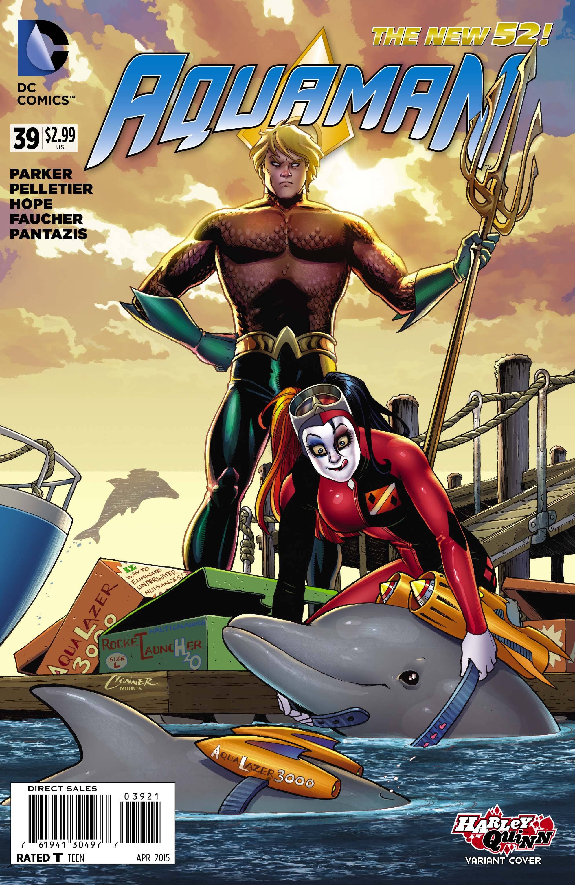 Aquaman #39 (Harley Quinn Variant Cover)