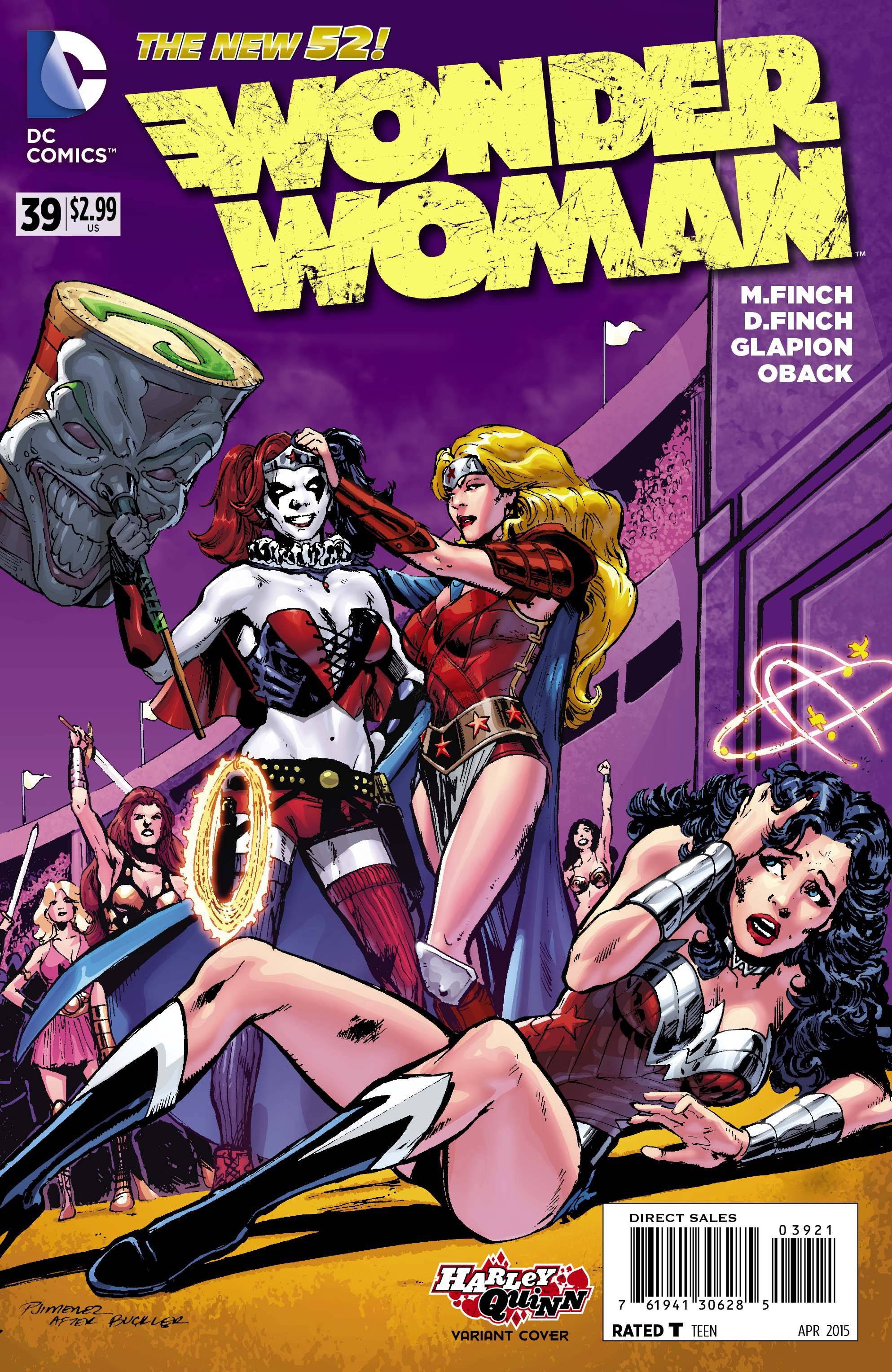 Wonder Woman #39 (Harley Quinn Variant Cover)