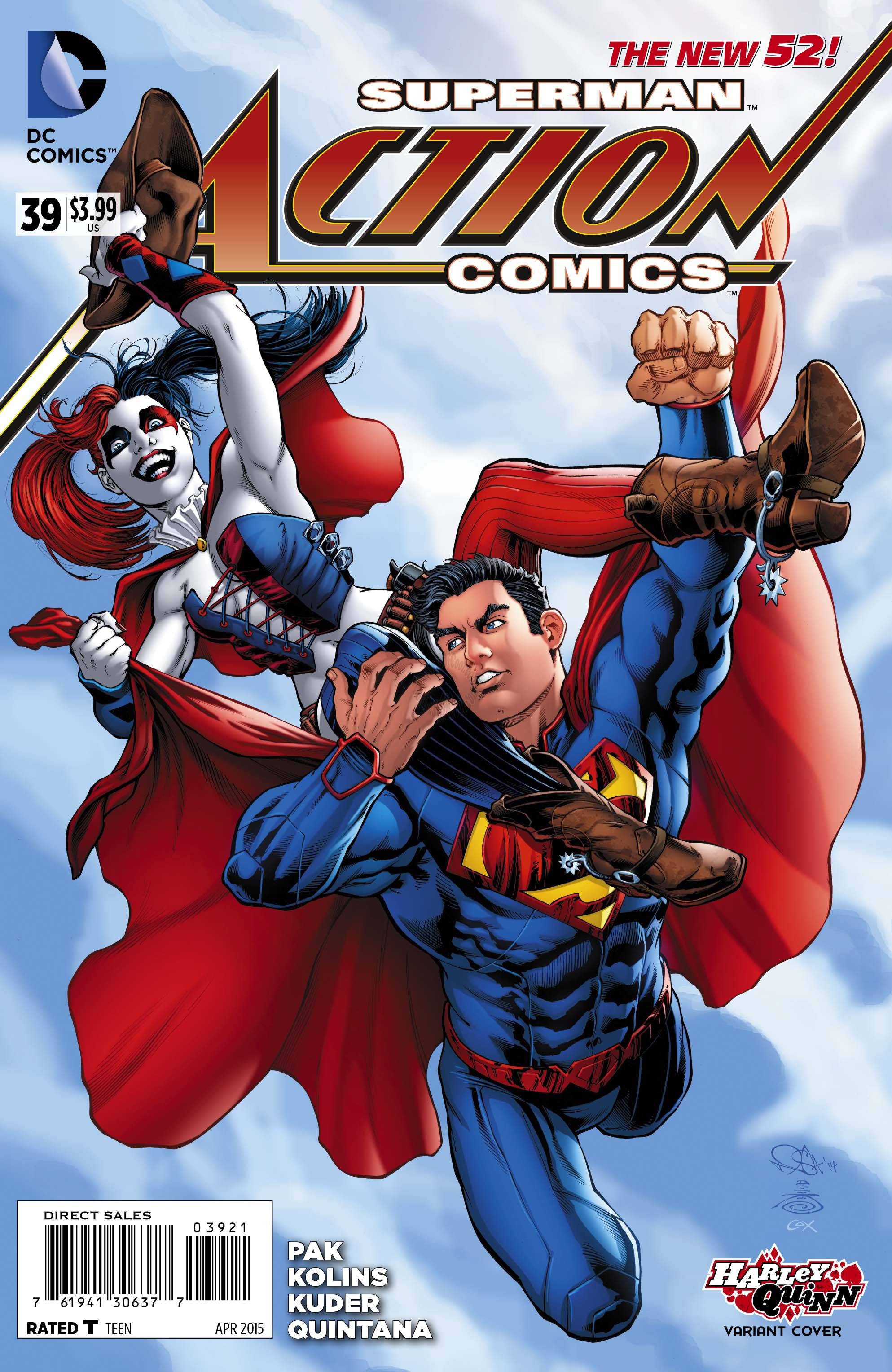 Action Comics #39 (Harley Quinn Variant Cover)