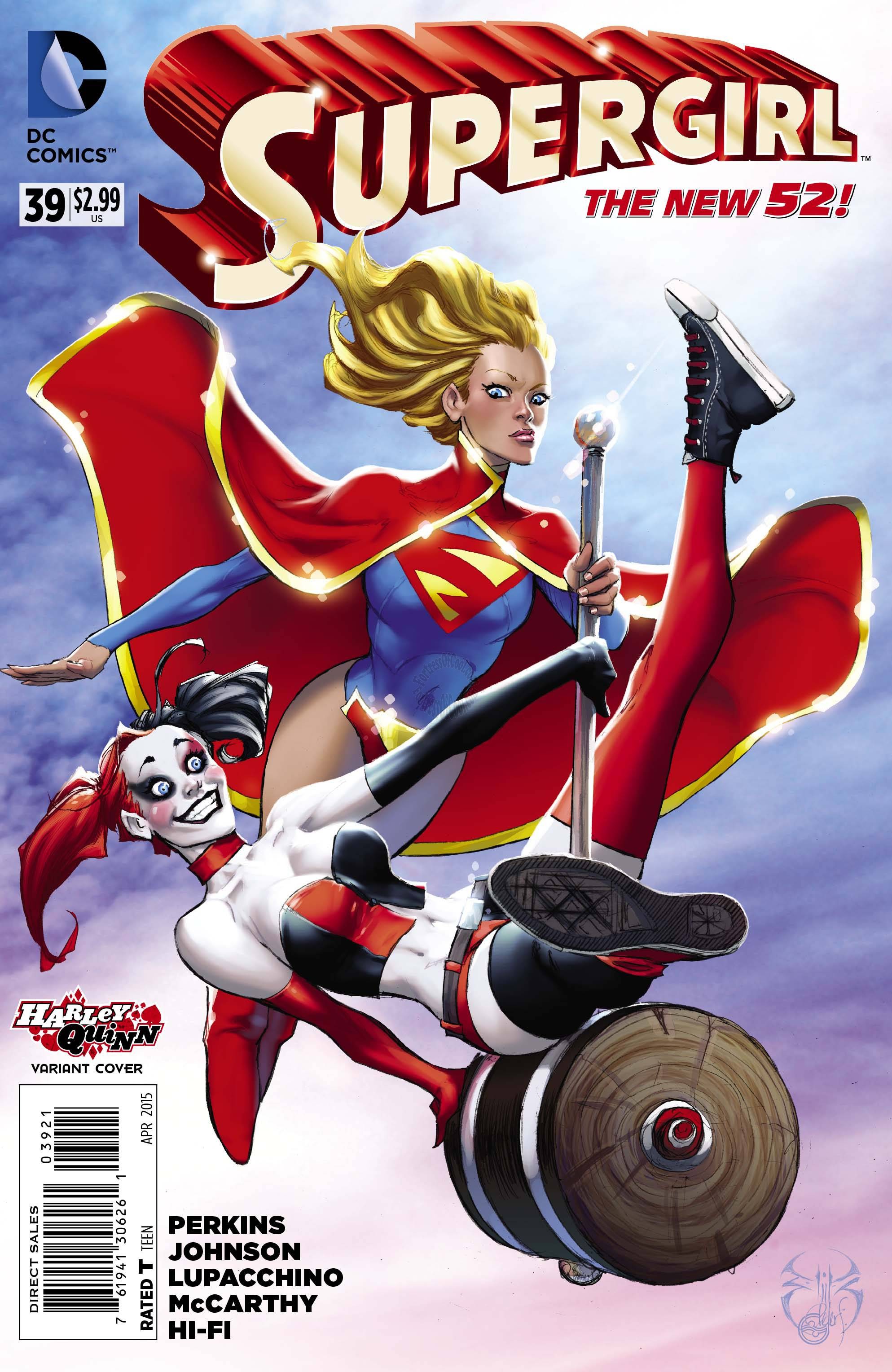 Supergirl #39 (Harley Quinn Variant Cover)