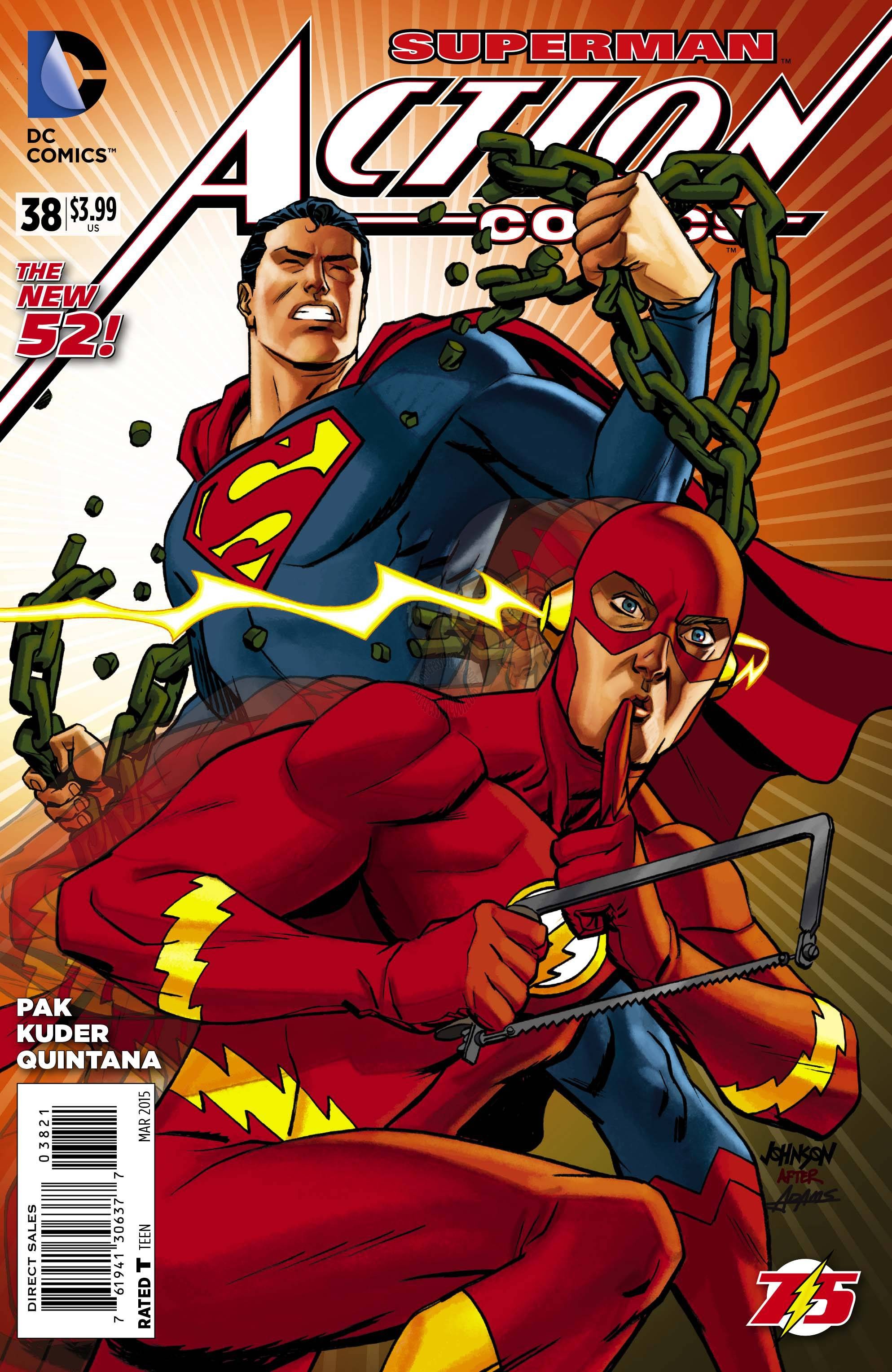 Action Comics #38 Flash 75 Variant