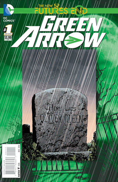 GREEN ARROW FUTURES END #1 3D MOTION LENTICULAR COVER