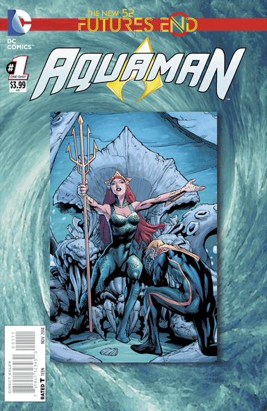 AQUAMAN FUTURES END #1 3D MOTION LENTICULAR COVER