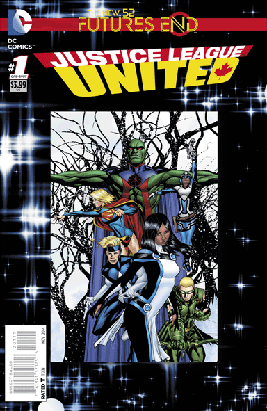 JUSTICE LEAGUE UNITED FUTURES END #1 3D MOTION LENTICULAR COVER