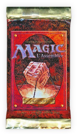 MAGIC THE GATHERING (MTG) 4TH EDITION SEALED BOOSTER PACK - FRENCH EDITION