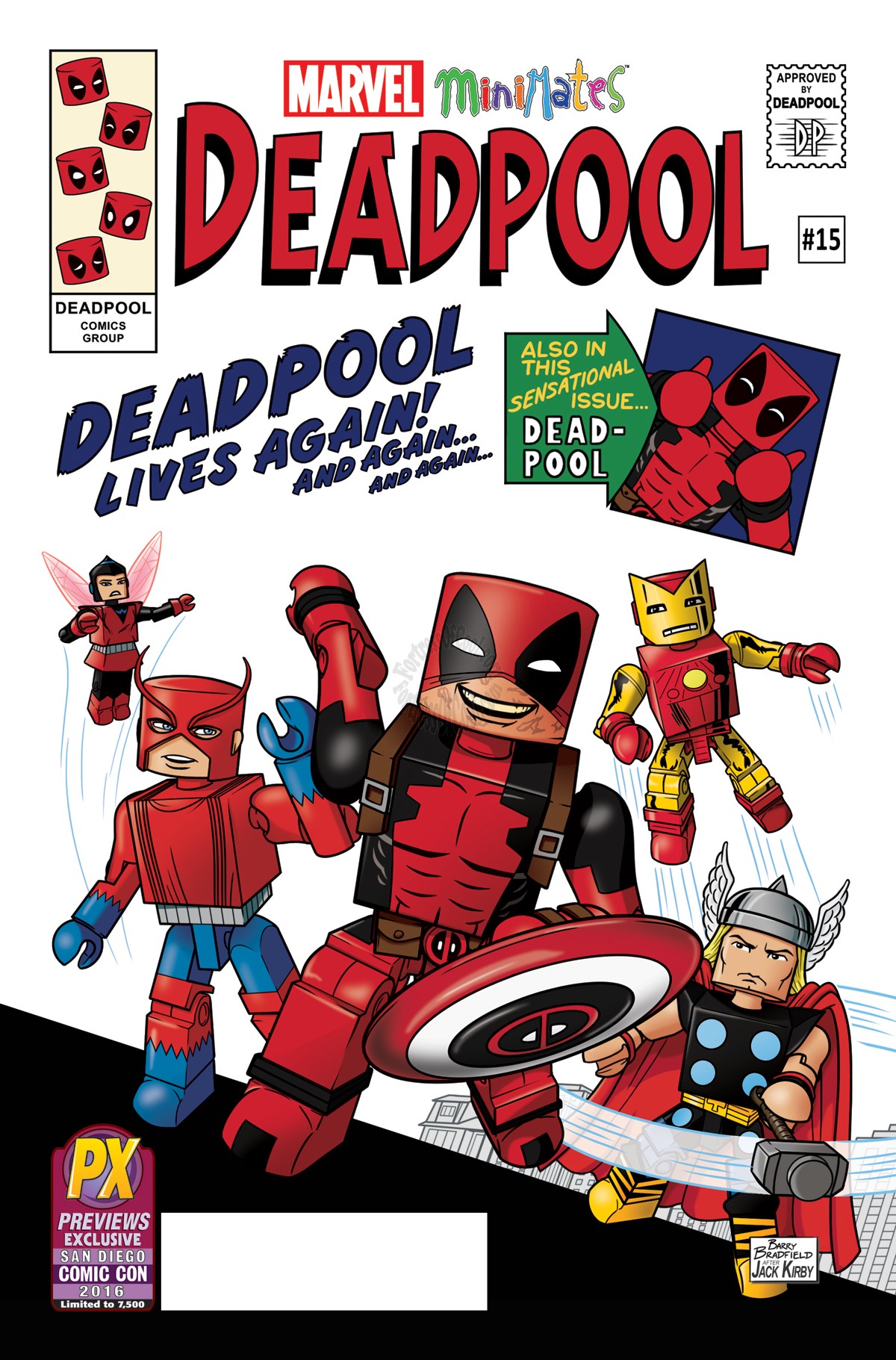 DEADPOOL #15 MINIMATES VARIANT SDCC 2016 SAN DIEGO COMIC-CON EXCLUSIVE