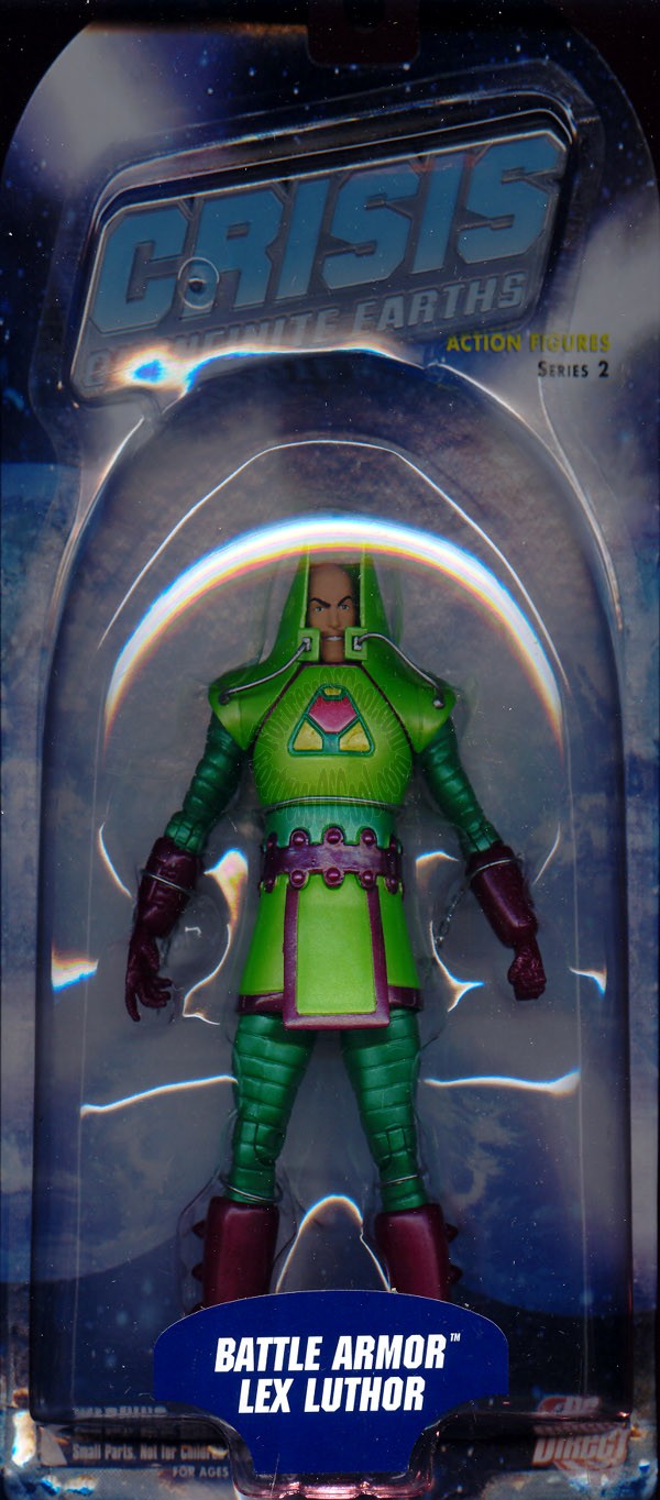 CRISIS ON INFINITE EARTHS SERIES 2 BATTLE ARMOR LEX LUTHOR FIGURE