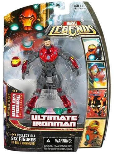 ULTIMATE IRON MAN (Helmet Off) - Marvel Legends Annihilus Series Figure