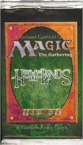 MAGIC THE GATHERING (MTG) HOMELANDS SEALED BOOSTER PACK