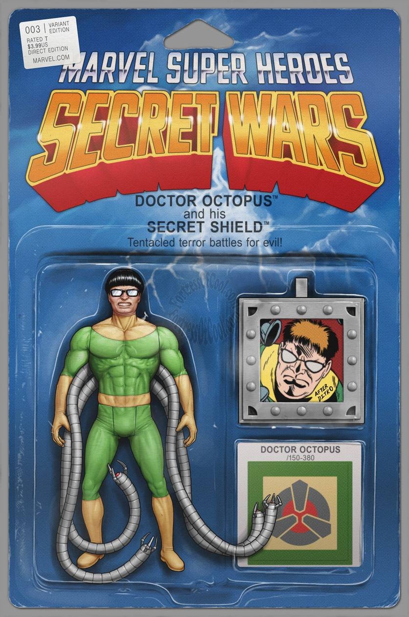 SECRET WARS #3 (OF 8) CHRISTOPHER ACTION FIGURE VAR