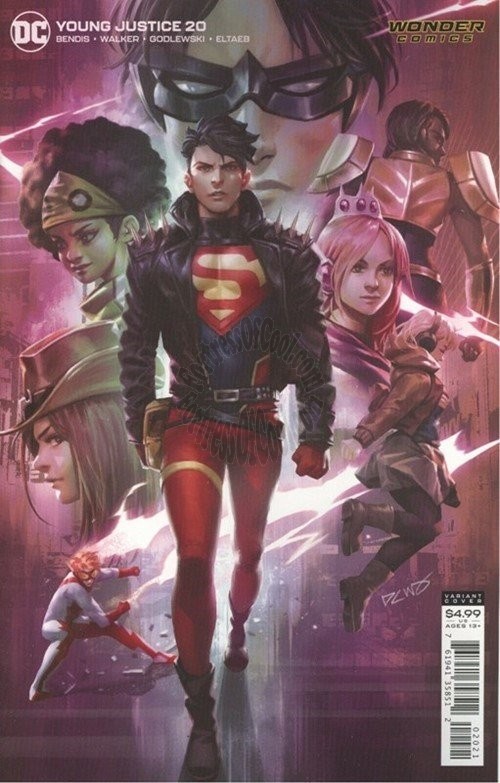 YOUNG JUSTICE #20 DERICK CHEW CARD STOCK VARIANT