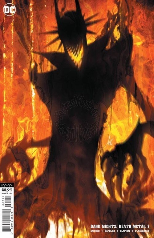 Dark Nights: Death Metal #7 - Stanley 'Artgerm' Lau The Batham Who Laughs Variant Cover