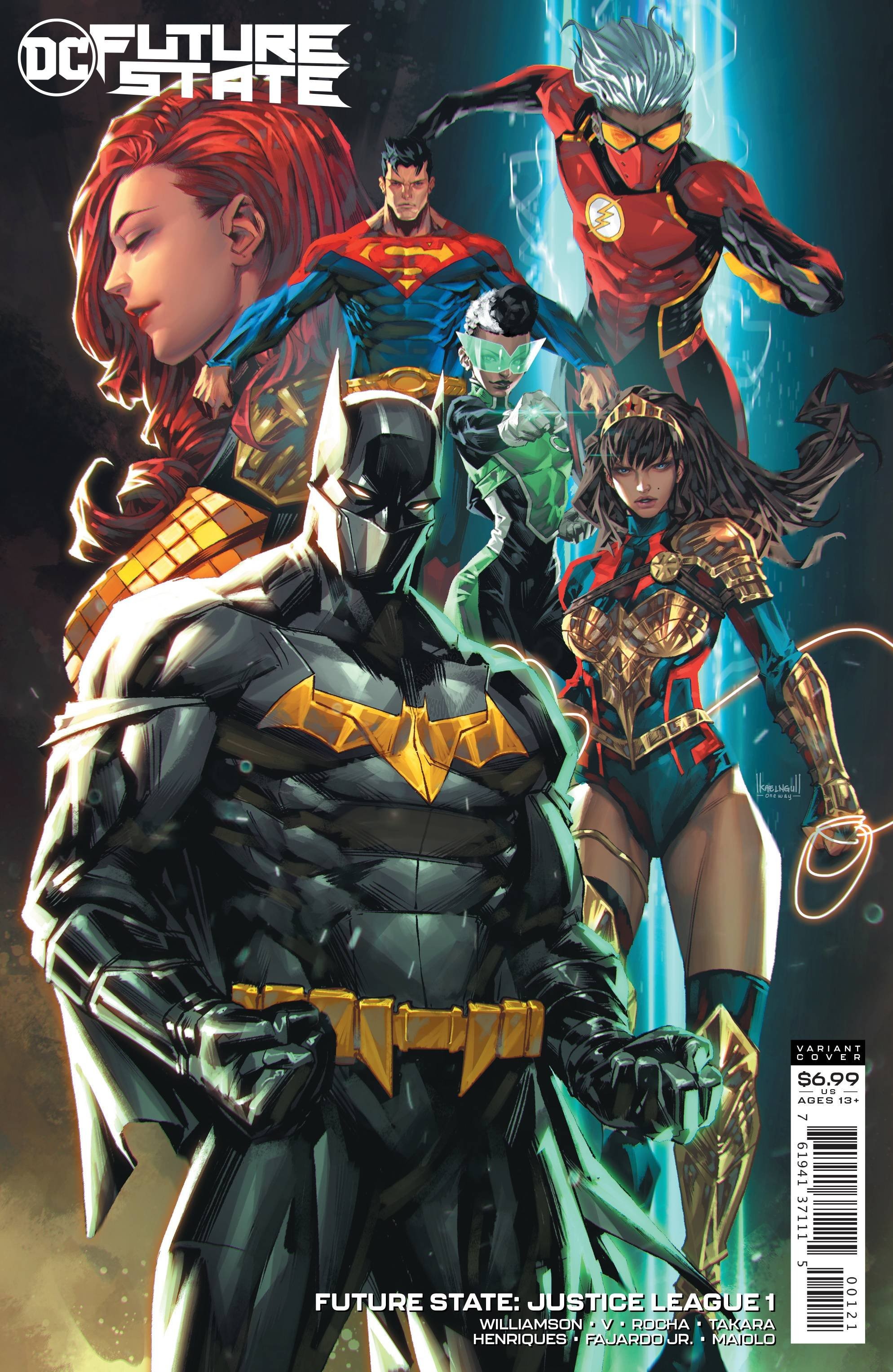 FUTURE STATE JUSTICE LEAGUE #1 CARD STOCK VARIANT