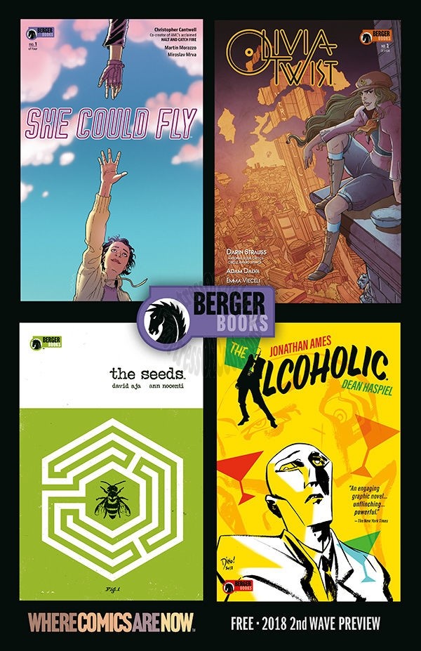 Berger Books Sampler Retailer Ashcan 2018 Second Wave (Where Comics Are Now - Dark Horse)