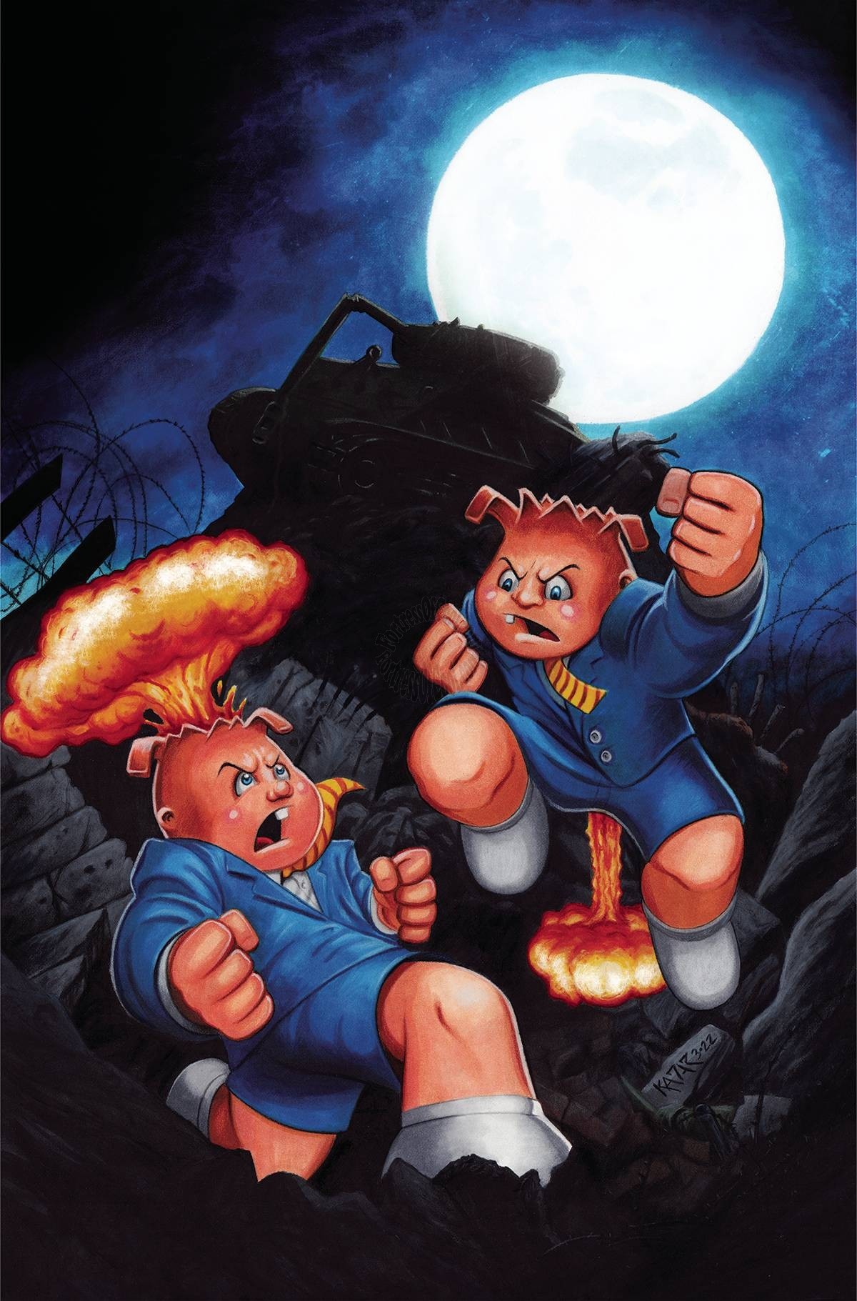 GARBAGE PAIL KIDS ORIGINS #3 CVR E 10 COPY INCENTIVE KADAR VIRGIN VARIANT COVER