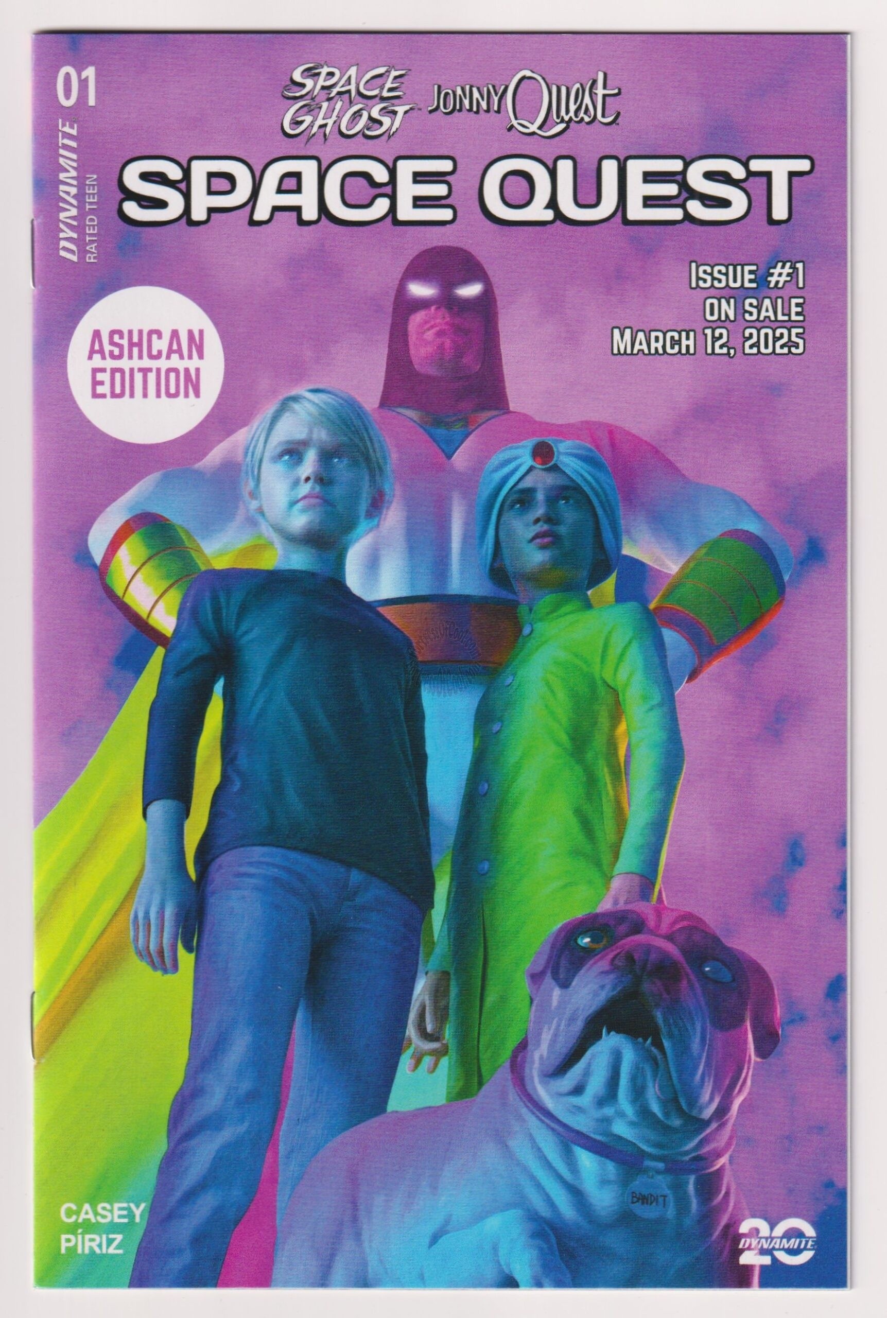 Space Ghost Jonny Quest Space Quest Ashcan (2025 Dynamite)