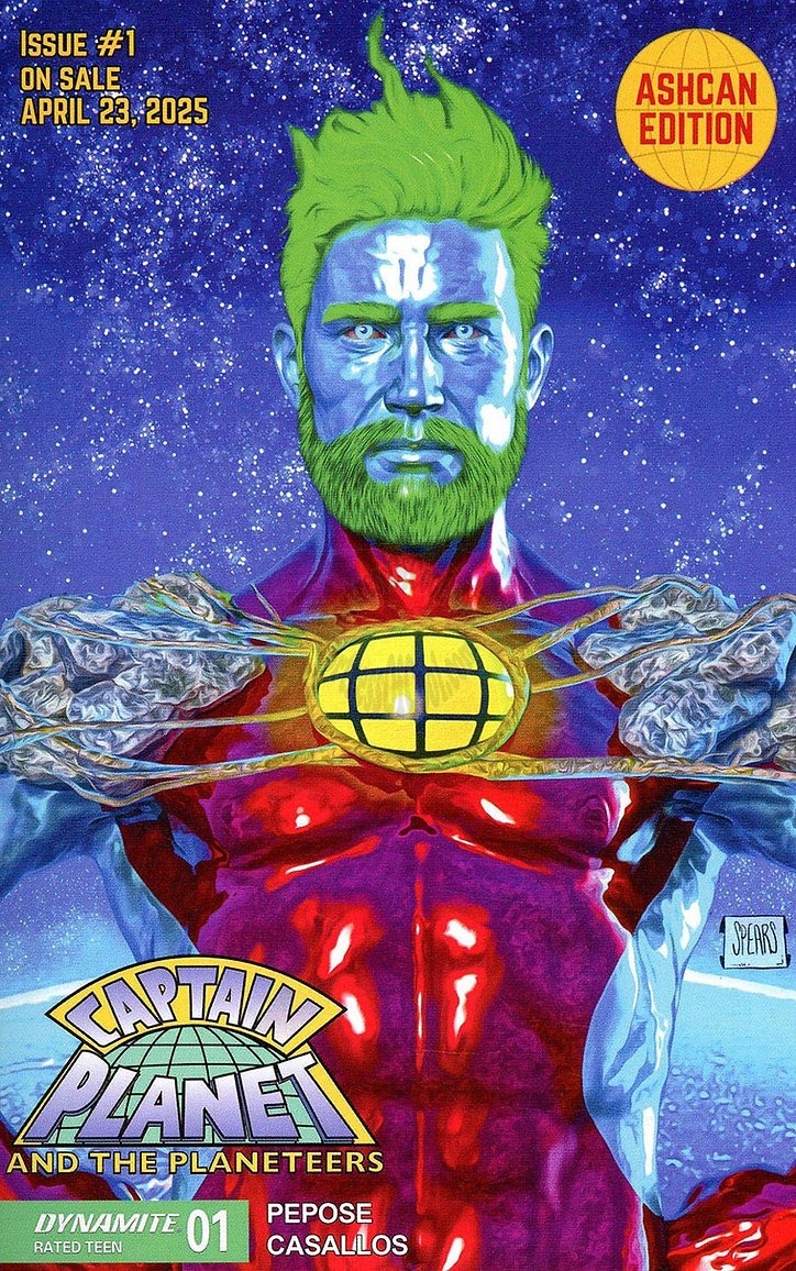 Captain Planet (2025 Dynamite) Ashcan Edition