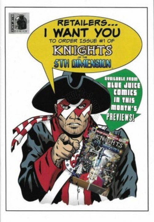 Knights of the 5th (Fifth) Dimension (2022 Blue Juice Comics) #1 Diamond Comics Distributors Retailer Variant