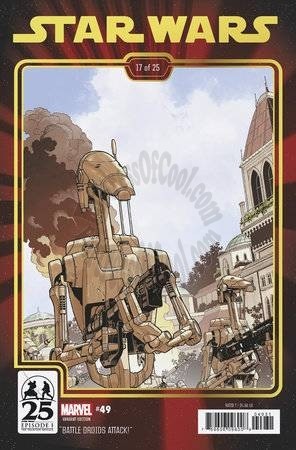 STAR WARS #49 CHRIS SPROUSE PHANTOM MENACE 25TH ANNIVERSARY VARIANT