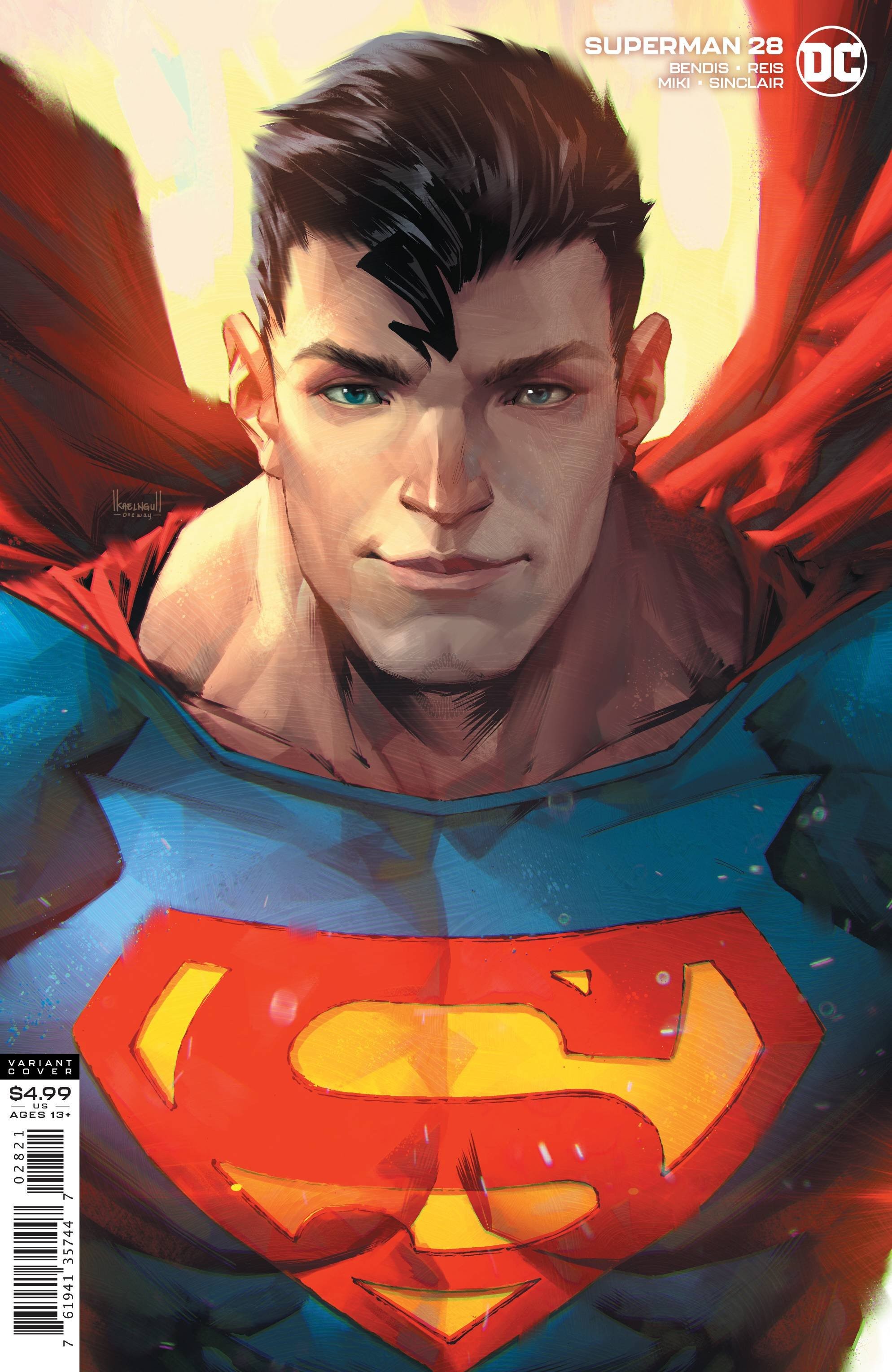 SUPERMAN #28 CARD STOCK KAEL NGU VARIANT