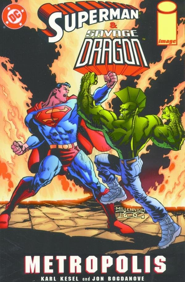 SUPERMAN & SAVAGE DRAGON METROPOLIS GN