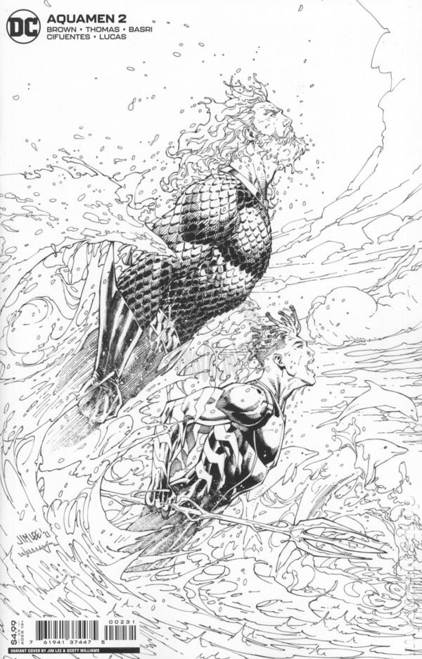 AQUAMEN #2 CVR C JIM LEE CARD STOCK VARIANT