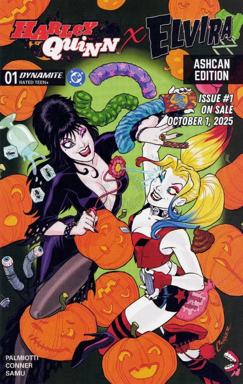 Harley Quinn X Elvira Ashcan