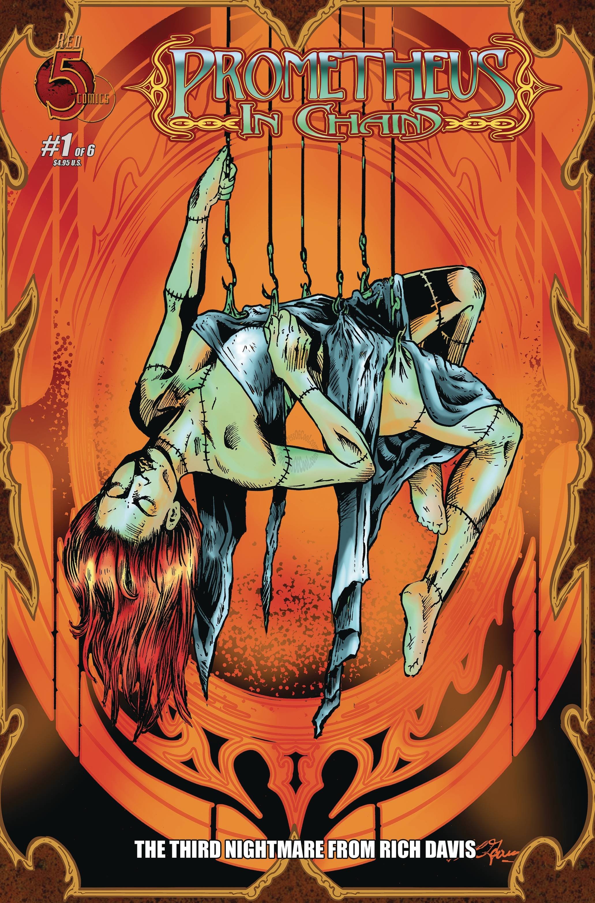 PROMETHEUS IN CHAINS #1 COVER A LES LINDON (MR)