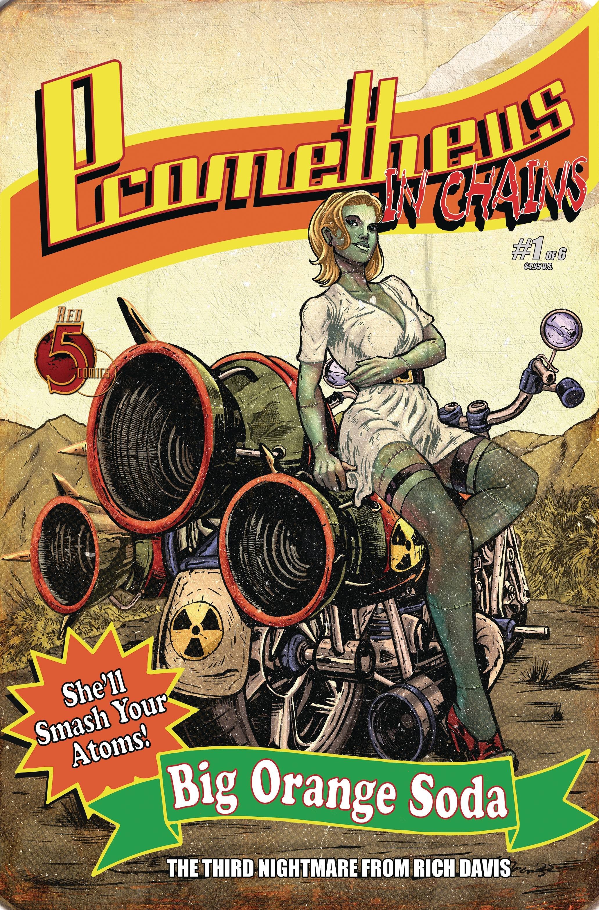 PROMETHEUS IN CHAINS #1 COVER B LES LINDON GARNER (MR)