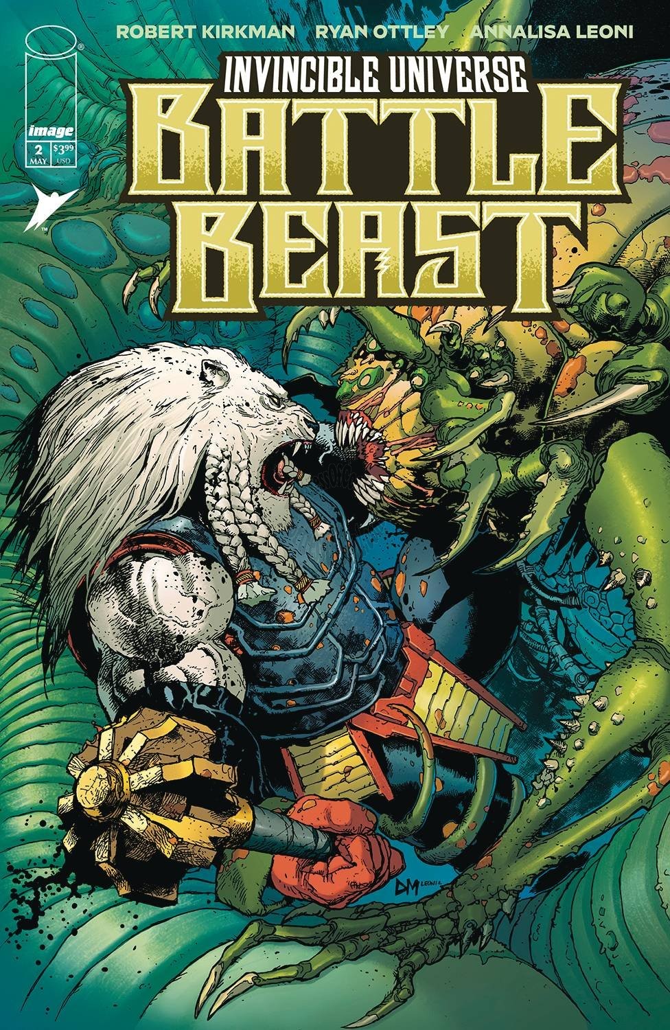 INVINCIBLE UNIVERSE BATTLE BEAST #2 CVR B MAHNKE LEONI VARIANT