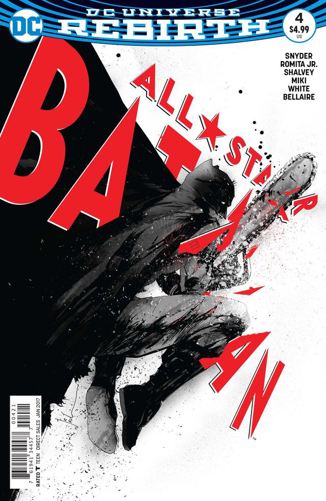 ALL STAR BATMAN #4 SHALVEY VARIANT EDITION