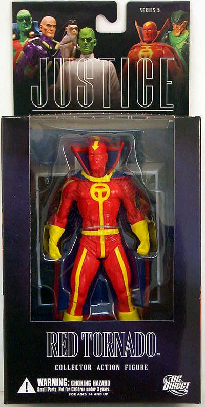 JUSTICE LEAGUE ALEX ROSS SERIES 5 RED TORNADO FIGURE