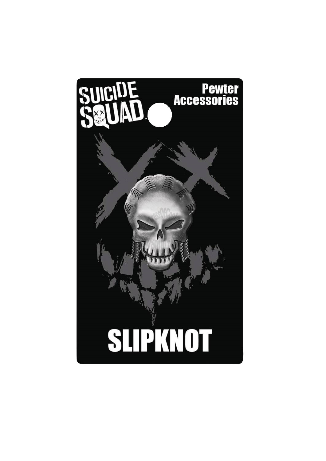 SLIPKNOT SUICIDE SQUAD PEWTER LAPEL PIN