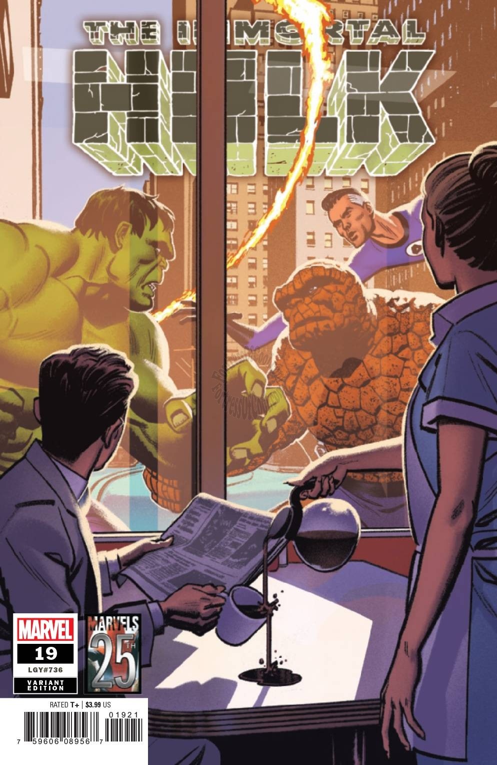 IMMORTAL HULK #19 SMALLWOOD MARVELS 25TH TRIBUTE VARIANT