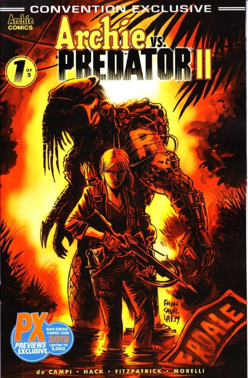 ARCHIE VS PREDATOR 2 #1 (OF 5) SDCC 2019 EXCLUSIVE VARIANT